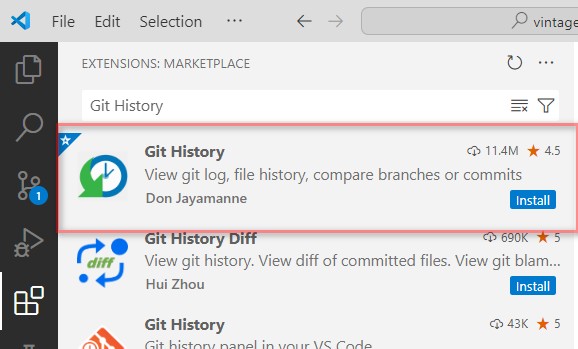 Git Commit History